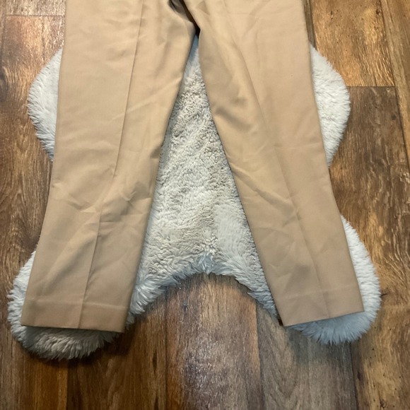 Talbots Hampshire Ankle Pant Size 10 Tan‎ Dress Pants Belt Loops Career Casual - Picture 8 of 9